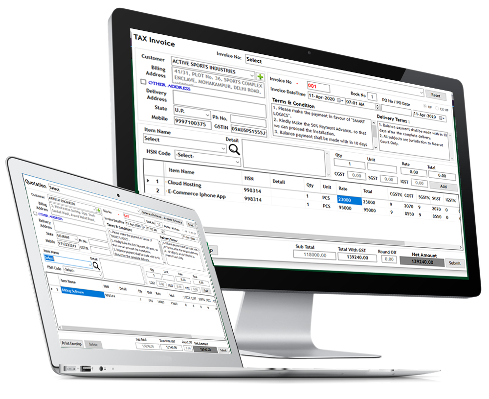 Software for GST Billing-SmartLogics